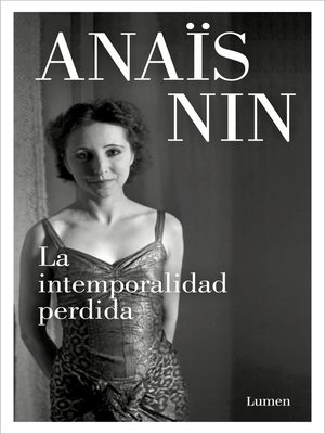 cover image of La intemporalidad perdida